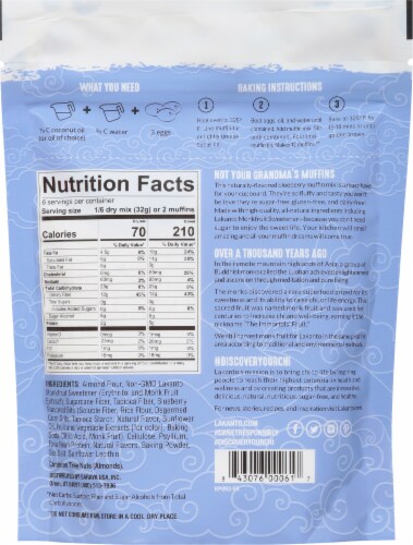 Lakanto® Sugar Free Blueberry Muffin Mix Perspective: back