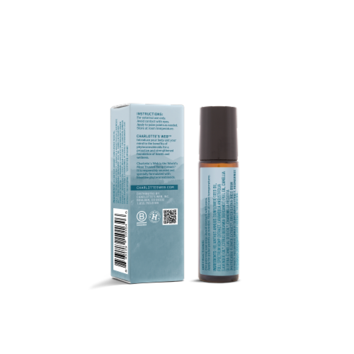 Charlotte's Web™ Lavender Full Spectrum Roll-On Hemp Extract Perspective: back