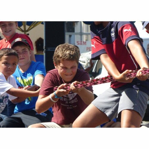 20 Ft Tug of War Rope, Thick Rope for Outdoor, Sport  Party Game, vary in Color Perspective: back