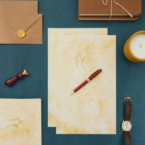 Vintage Parchment Stationery Paper for Writing Letters (8.5 x 14 In, 48  Sheets), PACK - Kroger