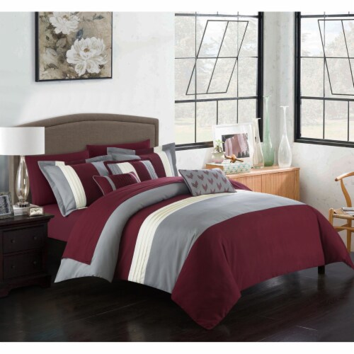 Chic Home Rashi 10 Or 8 Piece Color Block Bed In A Bag Chic Home Rashi 10 Or 8 Piece Color Block Bed In A Bag