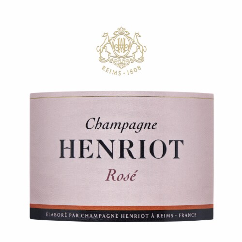 Henriot Brut Rose France Sparkling Wine Perspective: back