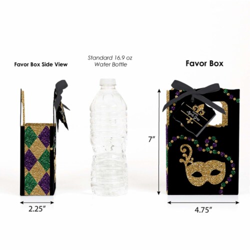 mardi gras party favor bags