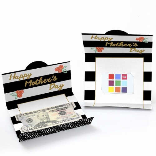 Big Dot of Happiness Best Mom Ever - Mother's Day Money and Gift Card Holders - Set of 8 Perspective: back