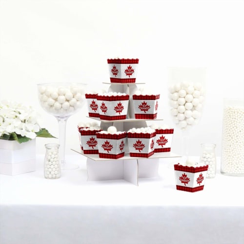 Big Dot of Happiness Canada Day Party Mini Favor Boxes Canadian Party Treat Candy Boxes 12 Ct