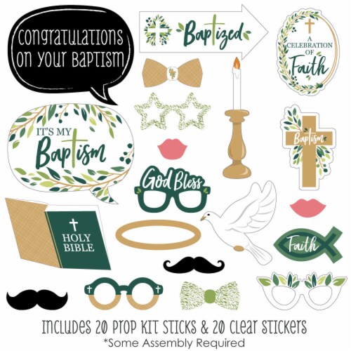 Baptism shop photo props