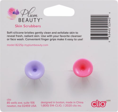 Plum Beauty Skin Scrubbers Perspective: back