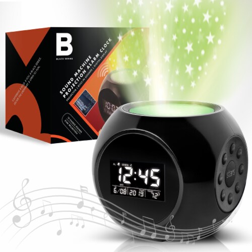Black Series® Sound Machine Projection Alarm Clock, 1 ct Foods Co.