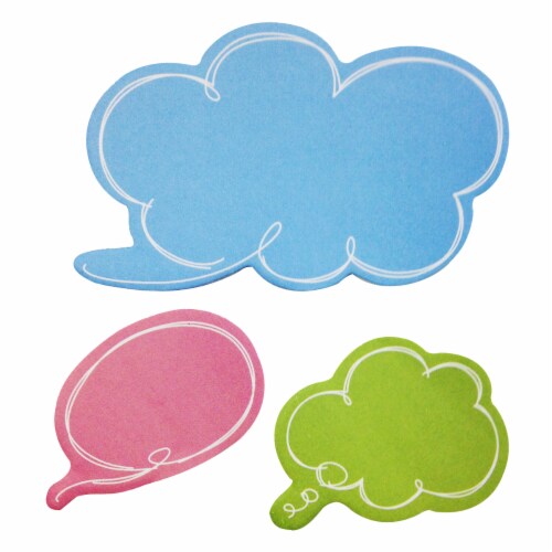 Wrapables Colorful Thought Bubble Sticky Notes, 1 - Smith's Food 