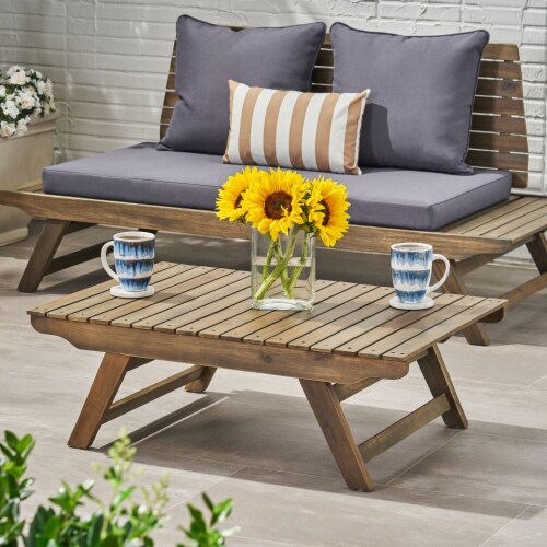 Sedona Outdoor Wooden Coffee Table by Christopher Knight Home 1 Fry s Food Stores