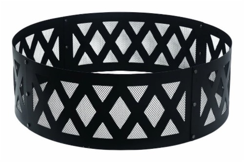 Living Accents SR79TB-C 36 in. Black Fire Ring Perspective: back