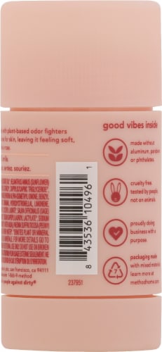 Method® Body Peony Rose Water and Pink Sea Salt Deodorant Perspective: back