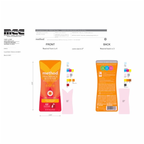 METHOD Fragrance Booster Ginger Mango Perspective: back