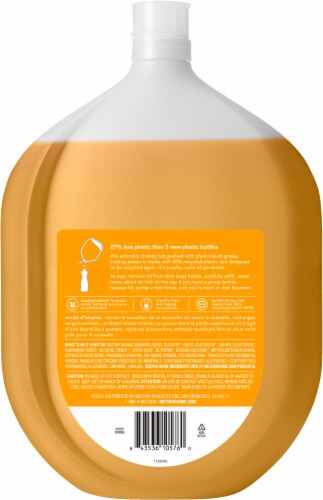 Method® Clementine Dish Soap Refill Perspective: back