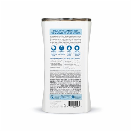 Method® Free + Clear Dishwasher Packs Perspective: back