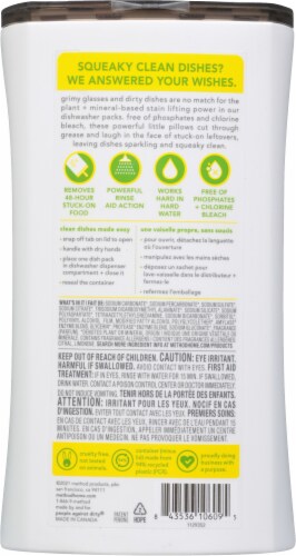 Method® Lemon Mint Dishwasher Packs Perspective: back