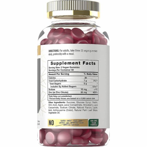 Carlyle Zinc 50mg 150 Gummies, 150 Gummies Kroger