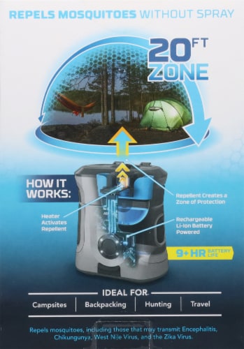 Thermacell® EX90 Rechargeable Mosquito Repeller Perspective: back