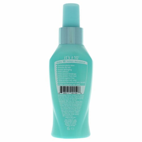 It's A 10 Miracle Blow Dry Glossing LeaveIn Treatment 4 oz Perspective: back