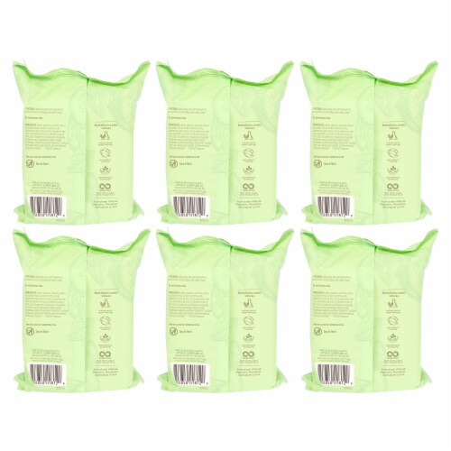 Burts Bees Facial Cleansing Towelettes - Cucumber and Sage for Unisex - 30 Count - Pack of 6 Perspective: back