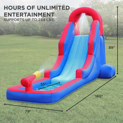 新品未使用 palm p creek FUNスキー 97cm Sunny & Fun Compact Inflatable Water Slide Park with