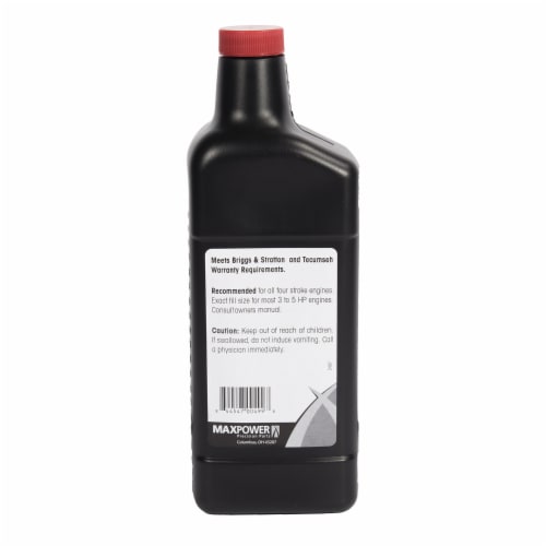 MaxPower Precision Parts 4 Cycle Premium Grade Oil Perspective: back