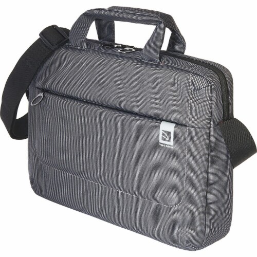 Tucano Laptop Briefcase Black Fabric (BSLOOP13-BK) Perspective: back