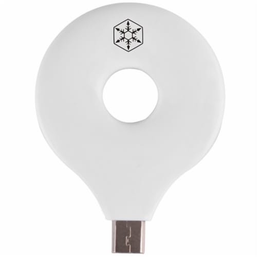 Qi wireless charging receiver for Micro USB Perspective: back