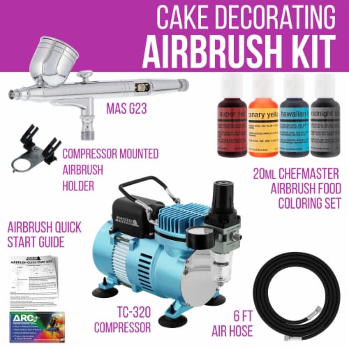 Cake decorating discount airbrush kit