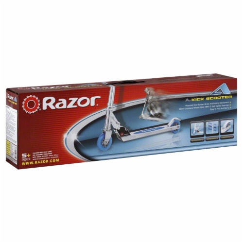 Razor® A Kick Scooter - Blue Perspective: back