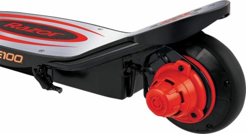 Razor® Red Power Core E100 Electric Scooter Perspective: back