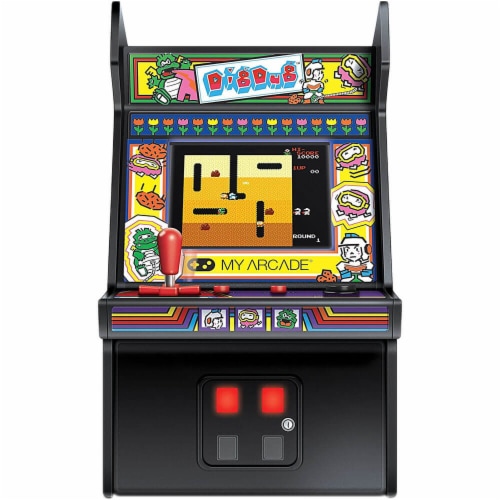 My Arcade Dig Dug Micro Player White DRM3221 Perspective: back