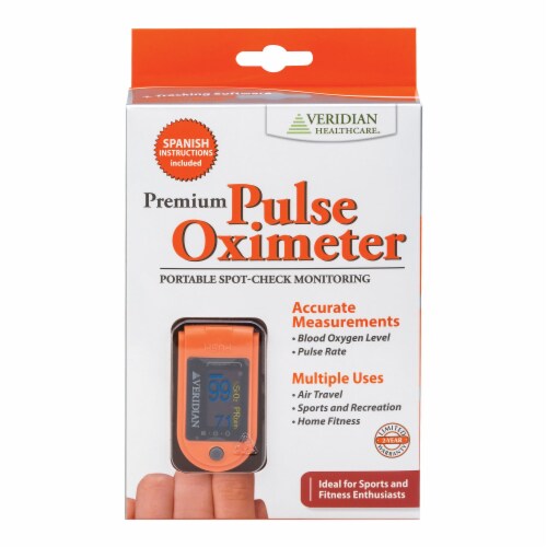 SmartHeart Fingertip Pulse Oximeter 1 Each 11-50DP Perspective: back