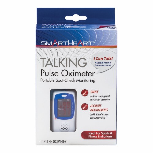 SmartHeart Fingertip Pulse Oximeter 1 Each 11-50L Perspective: back