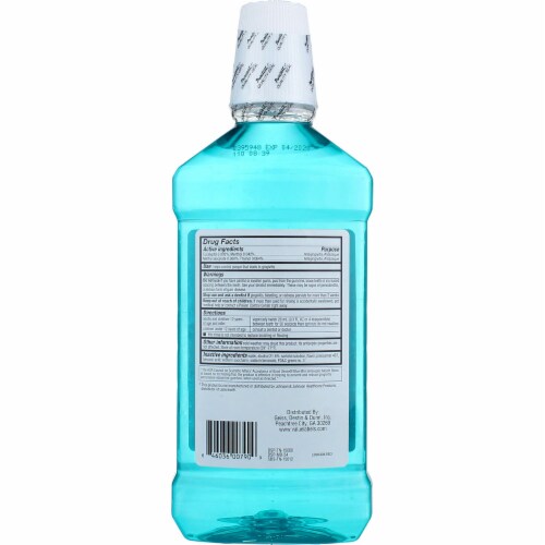 GoodSense Antiseptic Mouth Rinse, Blue Mint, 1 L Perspective: back
