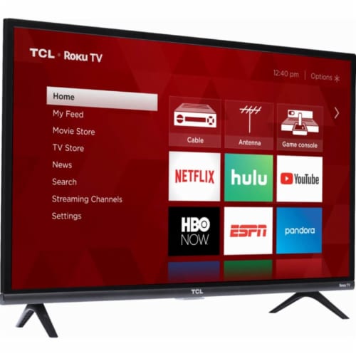 TCL 32" Roku Full HD Smart TV Perspective: back