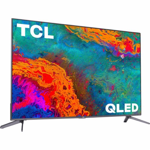 TCL Roku Smart QLED 4K TV Perspective: back