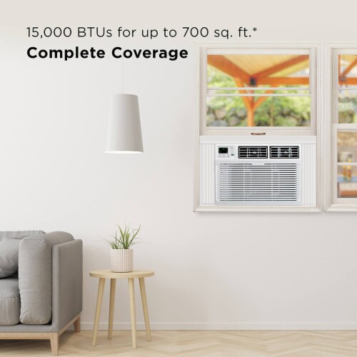 TCL H15W25W 15,000 BTU Smart Window Air Conditioner - Perspective: back
