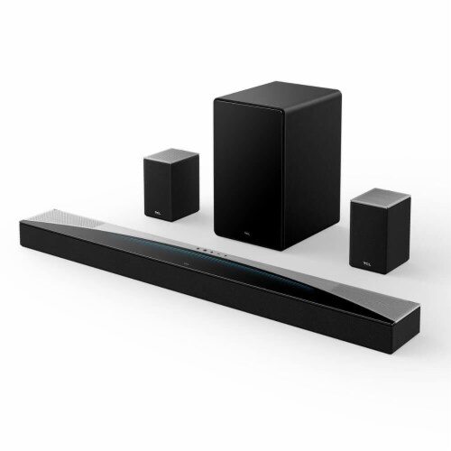 TCL Q85H Q Class 7.1.4 Channel Sound Bar with Wireless Subwoofer and Surround Speakers - B Perspective: back