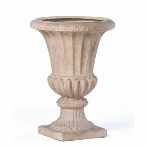 Alfresco Home Loranda Urn in Tallow Perspective: back