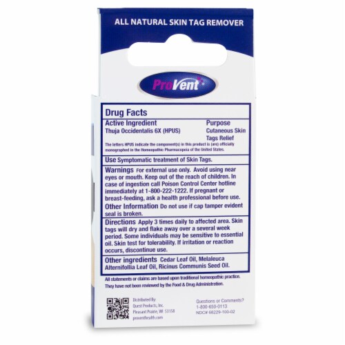 ProVent® Skin Tag Oil Perspective: back