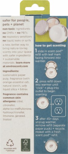 Enviroscent Plug Hub Spring Water and Lotus Scent Pod Kit Perspective: back