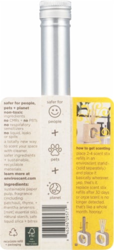 Enviroscent® Non-Toxic Lemon Leaf + Thyme Stix Refills Perspective: back
