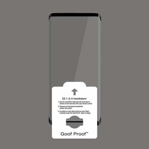QuikCell GPCS9BLK Screen Protector for Samsung Galaxy S9 Perspective: back