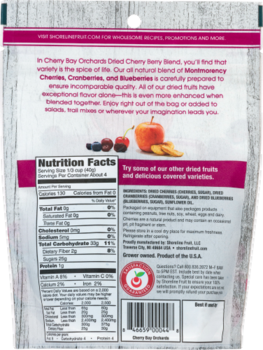 Cherry Bay Orchards Cherry Berry Blend Perspective: back
