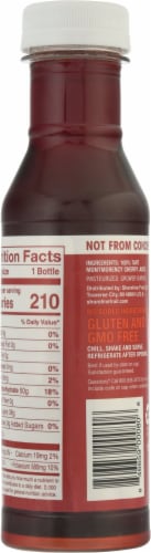 Cherry Bay Orchards 100% Tart Mont Cherry Juice Perspective: back