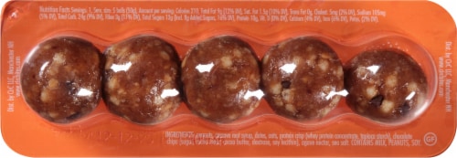 Circ® Bites Peanut Chocolate Chip High Protein Energy Bar Perspective: back