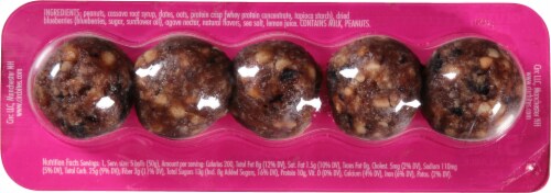 Circ Bites Lemon Blueberry High Protein Energy Bar Perspective: back
