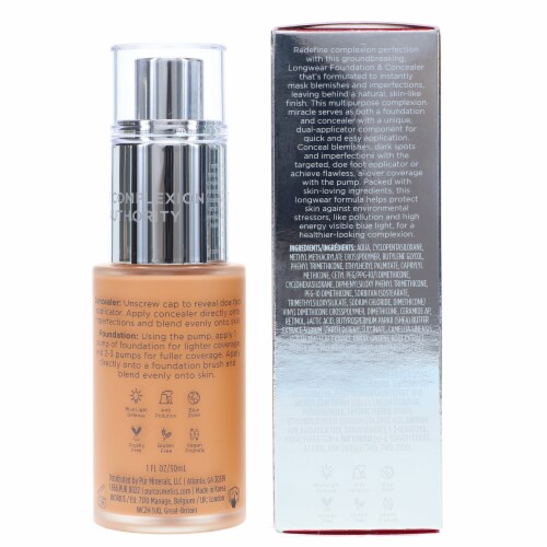 PUR 4-In-1 Love Your Selfie Longwear Foundation & Concealer Tan Pink TP4 1 oz Perspective: back