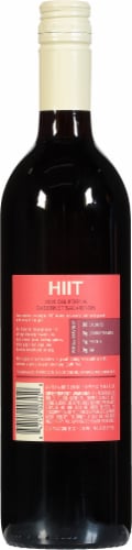 HIIT Cabernet Sauvignon California Low Calorie Red Wine Perspective: back
